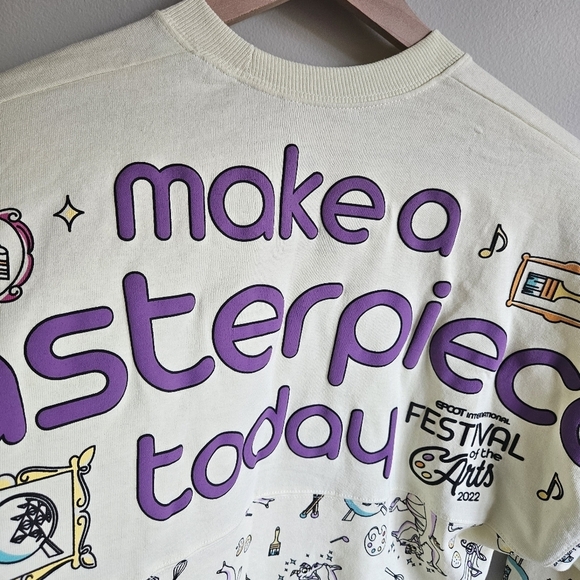 Disney Epcot Festival Of The Arts Figment Spirit Jersey NWT - Picture 9 of 11
